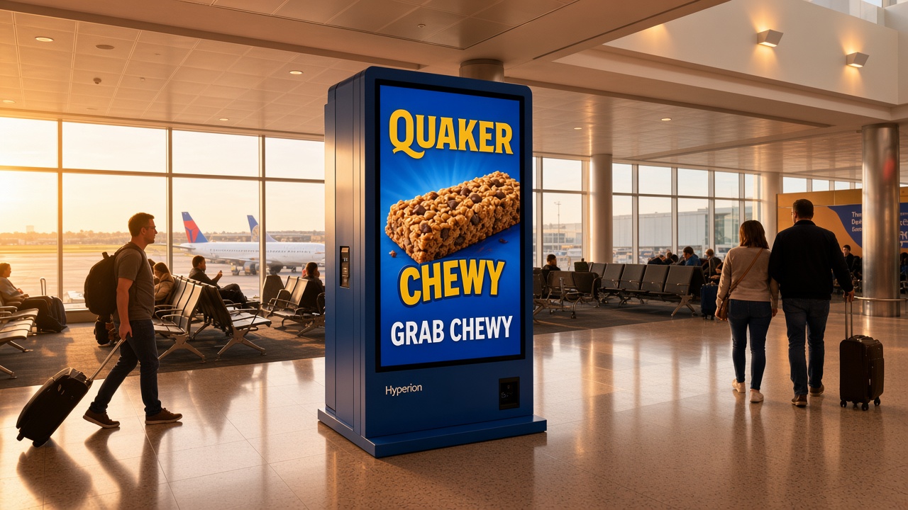 Quaker at the airport